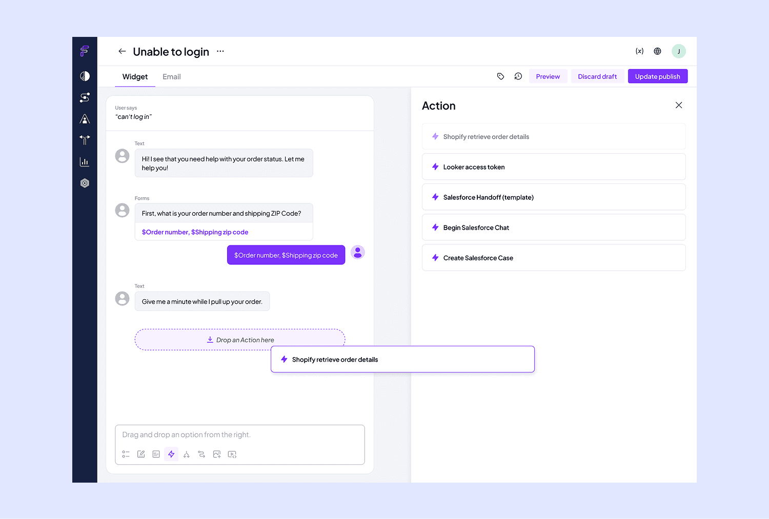 Designing the AI-Powered Workflow Logic for Customer Support